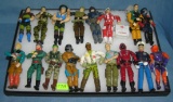Collection of vintage GI Joe and friends action figures