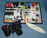 Collection of action figure accessories