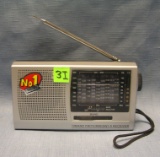 Vintage 12 band FM/TV radio receiver