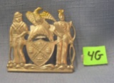 Early New York police shield