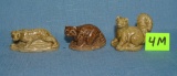 Group of 3 English Wade porcelain animals