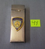 Vintage NY City police butane lighter