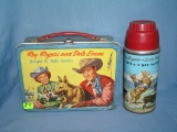 Early Roy Rogers lunch box and thermos