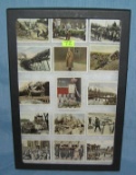 Collection of WWII themed cigarette cards