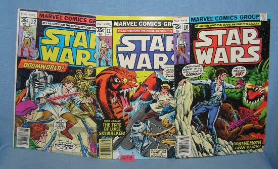 Star Wars comic books issues 10, 11 and 12