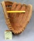 Vintage leather baseball glove