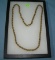 Heavy vintage gold plated necklace