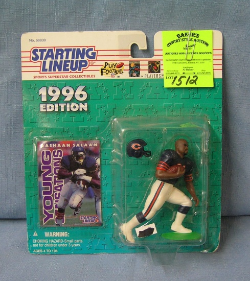 Vintage Rashad Salaam football action figure