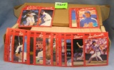 Box of Donruss Baseball cards