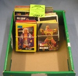 Box of vintage Pro Wrestling cards