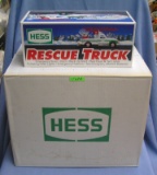 Unopened case of HESS 1994 rescue trucks