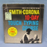 Vintage Smith Corona touch typing course kit