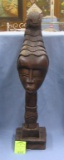 Large hand carved African princess figure