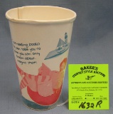Early McDonald's fast food drink cup