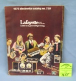 Vintage Lafayette stereo equipment catalog