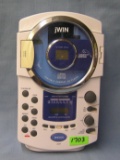 Jwin CD player and shower clock radio