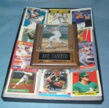 Jose Conseco collectible wall plaque and baseball cards