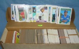 Box full of vintage baseball cards