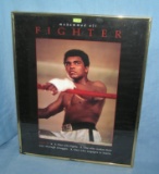 Muhammad Ali the fighter limited edition framed poster