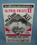 Muhammad Ali vs Joe Frazier poster