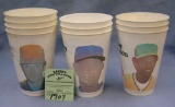 Vintage baseball all star slurpee cups