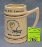 Miami Dolphins 1982 AFC championship mug
