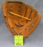 Vintage leather baseball glove