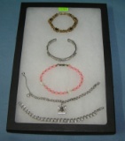 Collection of quality costume jewelry bracelets