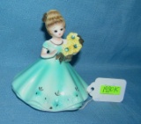 Vintage 1950's flower girl figure