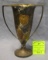 Antique silver plated presentation trophy