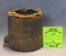 Antique solid brass fire department coupling