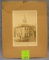 Antique photo of the old courthouse of Clairesville Ohio
