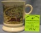 Vintage horse racing themed shaving mug