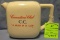 Vintage Canadian Club advertising whiskey water pitcher