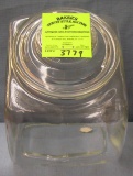 Vintage storage jar with lid