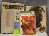 Group of guitar and keyboard music books and more