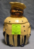 Early black chef figural cookie jar