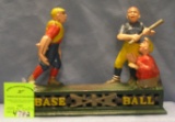 Cast iron Baseball Bank