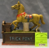 Trick Pony mechanical bank