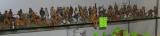 Large collection of early dime store toy soldiers