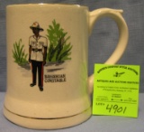 Vintage Bahamian constable beer mug