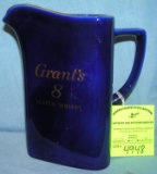 Vintage Grants 8 scotch whiskey advertising whisky water pitcher