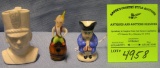 Group of three vintage figurines
