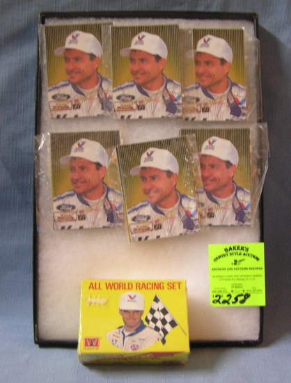 Collection of  vintage auto racing collector cards