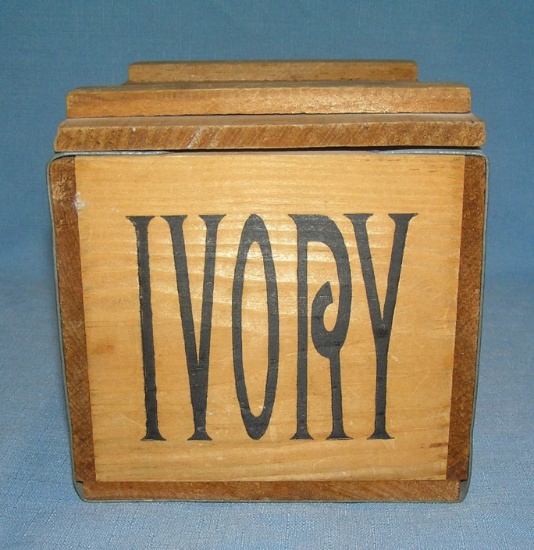 Proctor and Gamble Ivory soap wood advertising box