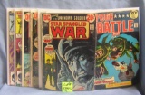 Group of early war and military themed comic books