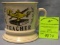 Vintage shaving mug titled teacher