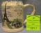 Early Paris France double sided shaving mug