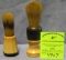 Pair of antique shaving brushes