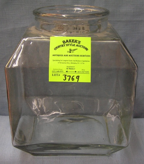 Vintage storage jar